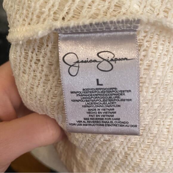 NEW Jessica Simpson fit and flare off white dress - Picture 4 of 4